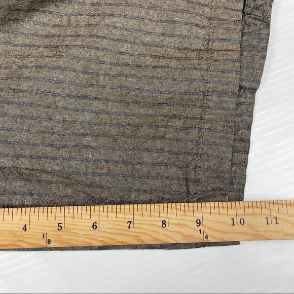 Volcom Shorts Ray Ray Striped Chino Brown Men's Size 33 CHAMBRAY INDIGO - Picture 11 of 12